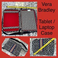 Vera Bradley Tablet Laptop Case Black & White  Floral Paisley NWOT  picture