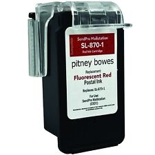 Pitney Bowes SL-870-1 Red Ink Cartridge replacement for the SendPro Mailstation picture