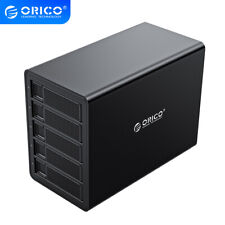 ORICO 10Gbps 5 Bay Hard Drive Enclosure Daisy Chain USB3.1 Type-C 2.5