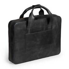Personalized Leather Travel 16” Laptop Bag - Briefcase Satchel Portfolio picture