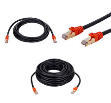 CAT7 Outdoor Ethernet Patch Cable 26AWG Copper SFTP LAN RJ45 Cord 6FT- 200FT Lot picture