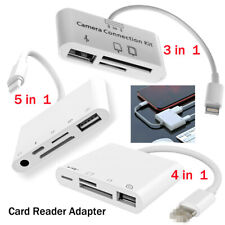 5 in 1 /4 in 1 to USB Camera SD Memory Card Reader Adapter For iPhone iPad IOS picture