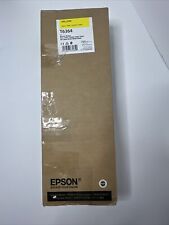 Genuine Epson T6364 Yellow Ink Tank Bag 700ml Stylus Pro 7890 EXP 09/2022 SEALED picture