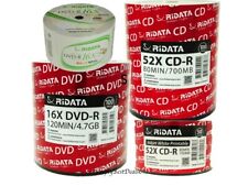 RIDATA CD-R DVD-R Media Blank Disc Logo Top Inkjet Printable Wholesale Lot picture