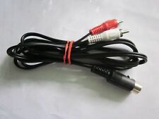 Commodore 64/128 64C Vic-20 SX-64 Audio/Video RCA Cable NEW Tested picture