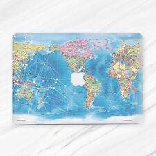 Geometry World Map Atlas Earth Hard Case Cover For Macbook Air 11 13 Pro 13 15 picture
