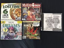 Lot Of 5 PC Games Sagas Of Dreams Mystery 4 Pack Nancy Drew Software picture