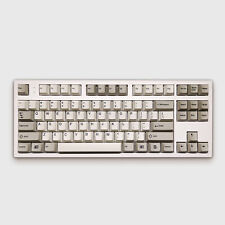 Retro 1953 Gray Keycap Set Cherry Profile Dye-subbed 1.7mm Thickness Keycap picture