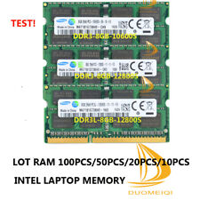 LOT 8GB 16GB Samsung DDR3L / DDR3 12800/ 12800S /10600S SODIMM Laptop Memory RAM picture