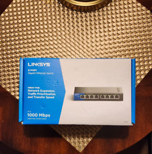 Linksys SE3008 Gigabit Ethernet Switch 8-Port w/Power Adapter picture