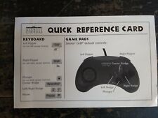 Vintage Ultra PinBall QUICK REFERENCE CARD for GrIP-Pad Gravis Grip Pad +2 other picture
