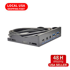 JMT 3.5in USB3.2 Gen2 Floppy Drive Front Panel 10Gbps with Audio Port USB-C Port picture