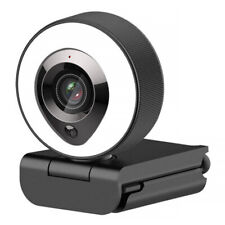 Plastic Desktop Web Cameras Lighted Webcam Gaming 4k Streaming picture