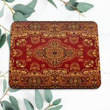 Vintage Old Persian Carpet Rug Mouse Pad Mat Office Desk Table Accessory Gift picture