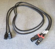 2 x Zonit zLock-zC20-12-aC19-2.5m IEC Dual Locking Cable 2.5M Black C20 To C19 picture