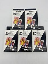 5X - Canon 50SHEET ZP-2030-50 ZINK PHOTO PAPER PACK 2”x3” NEW picture