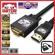 HDMI to VGA Cable Adapter Converter for HDTV PC Desktop Monitor Laptop 4K Video picture