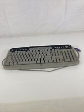 Vintage HP US Multimedia Computer Keyboard Wired PS/2 Model 5189 P/N 5188-6077 picture