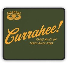Currahee Band of Brothers Airborne WWII - Custom Design - Premium Mouse Pad 9x7 picture