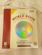 IBM PRESENTS WORLD BOOK 1997 ENYCLOPEDIA PC SOFTWARE Big Box Complete picture