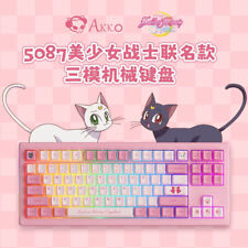 Akko Sailor Moon Artemis Luna 5087B RGB Wireless Hot-swap Mechanical Keyboards  picture