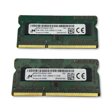 (Lot of 2) Micron 4GB 1RX8 DDR3L PC3L-12800S SODIMM Memory RAM picture