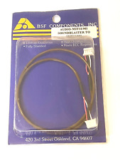 LOT OF 2 UNIT 20 INCH MITSUMI CD ROM TO SOUND BLASTER AUDIO CABLE RM00-MXBX27 picture