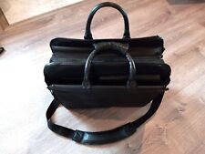 Vintage Targus Laptop Briefcase Bag Black Nylon w Shoulder Strap picture
