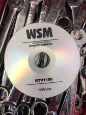 KUBOTA RTV1100 RTV 1100C CW SERVICE REPAIR MECHANIC SHOP MANUAL CD picture