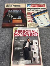 Lot Of 3 Vintage Computer Magazines 70s/ 80s picture