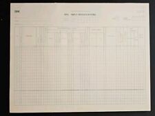 Vintage International Business Machine Corp IBM System 360 Input Coding Form Pad picture