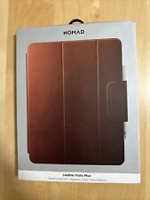 NOMAD Leather FOLIO Plus for Apple iPad Pro 12.9 3rd 4th 5th 6th Gen Brown Case picture