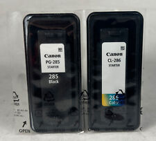 2 Pack GENUINE Canon PG-285 CL-286 STARTER Ink for PIXMA TR7820 TS7720 picture