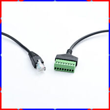 Network terminal RJ45 Revolution terminal 8-core extension cable screw adapter picture