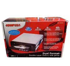 New In Box COMPUSA EXTERNAL Dual Format Double Layer DVD +/- RW USB 2.0  picture