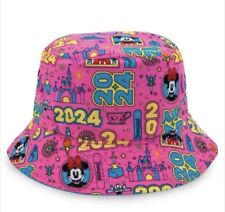 2024 Disney World Parks Mickey Mouse & Friends Four Parks Reversible Bucket Hat picture