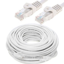15 PCS 15ft Cat6 Patch Cord Cable Ethernet Internet Network LAN RJ45 UTP White picture