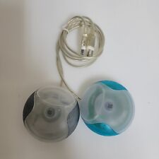 LOT OF 2 RARE Vintage Apple M4848 Gray Teal iMac Hockey Puck USB Wired Mouse picture