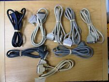 Lot of 8 - 6Ft  6' Parallel Printer Cables DB25 25-PIN Male 36-PIN  Centronics picture