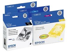Genuine Epson 43 44 Ink Cartridge 4-Pack for Stylus C84, C86, CX6400, CX6600 picture