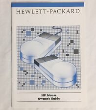Vintage 1989 Hewlett-Packard HP Mouse Owner's Guide MANUAL ONLY 46060-90016 picture