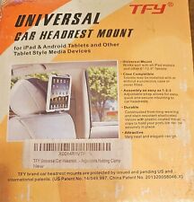TFY Universal Car Headrest Mount Tablet Holder with Strap for  iPads & Tablets picture