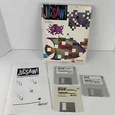 Jigsaw The Ultimate Electronic Puzzle 1989 3.5” IBM PC DOS Tandy Software picture