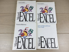 Microsoft Excel Version 4.0 1992 User Guides 1 & 2, Q&E, Function Reference picture