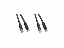 2 Pack Cat5e Ethernet Patch Cable, Snagless/Molded Boot, 6 Feet Black picture