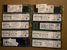 Mixed lot of 8x 128GB and 2x 180GB M.2 SATA SSD Solid State Drives Tested picture