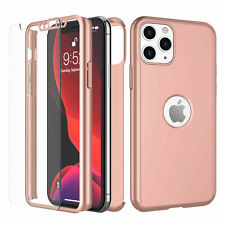 Iphone 11, 11 Pro Max, 8 8plus X, Xr, XS, XS Protective Case w/ Tempered Glass picture