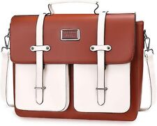 PU leather Laptop Bag for Women 15 15.6 inch Backpack Messenger Shoulder Bag picture