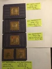 Coll.VERY RARE EARTH SIMULATOR GOLD/Cer chips in a SET NEC Proc.GOLD RECOVERY picture