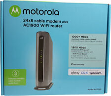 MOTOROLA MG7700 Cable Modem + AC1900 Gigabit Router W/ WIFI Boost. Refurbished picture